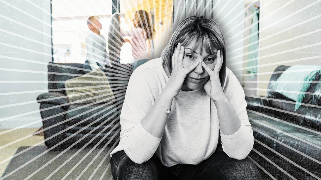 Anxious and overwhelmed mother unable to recongize their own anxiety