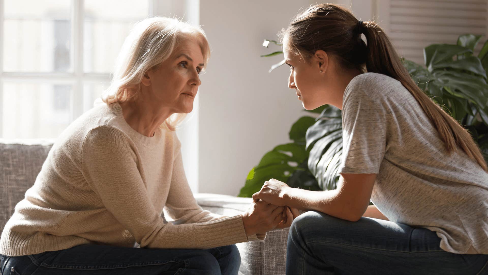 woman speaking to other woman in a respectful but firm manner