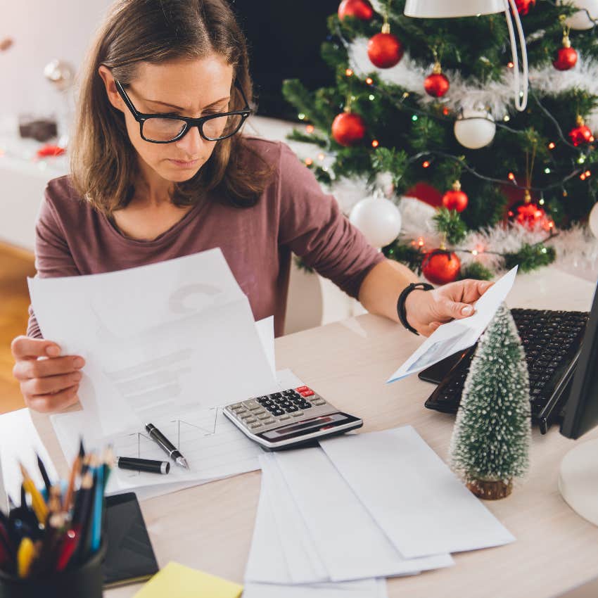 Selfishly transactional parent working on Christmas