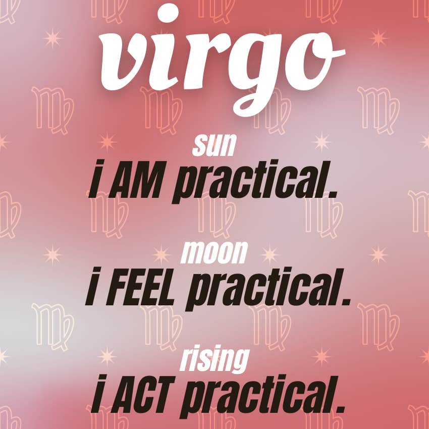 list of differences between virgo sun, moon and risings