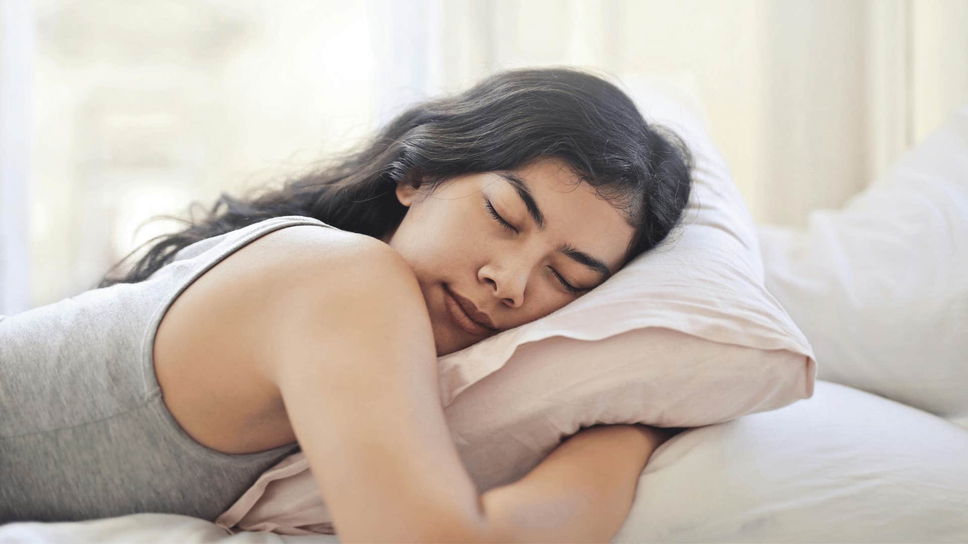 woman sleeping well to be productive
