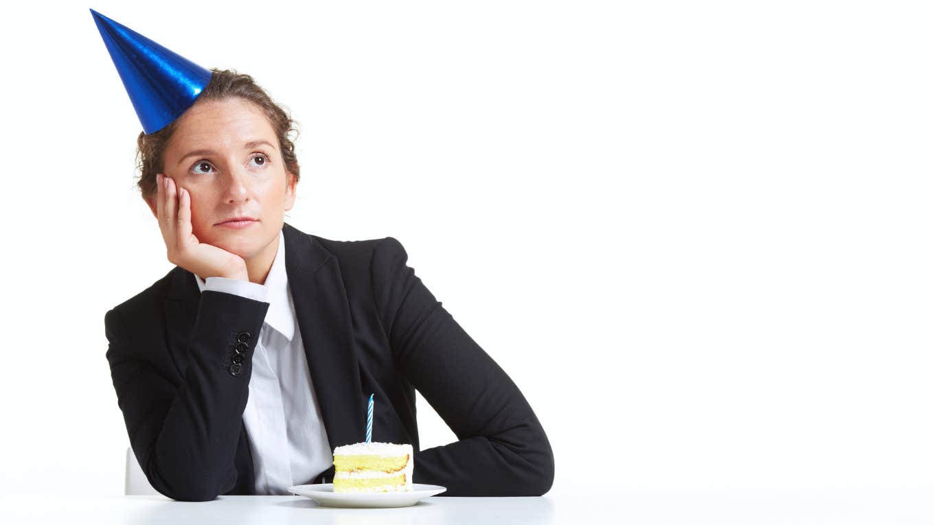 woman whose husband forgot her birthday