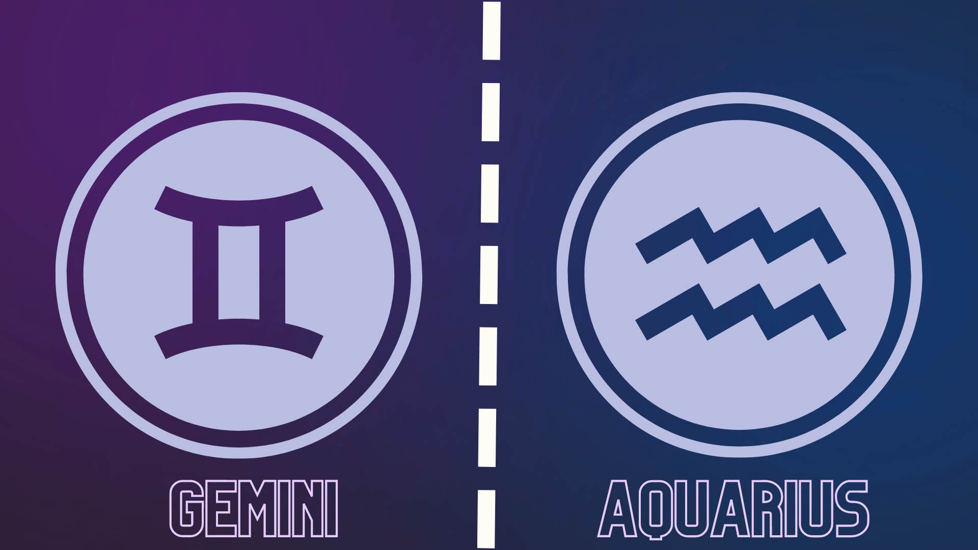 zodiac couples complicated relationship gemini and aquarius