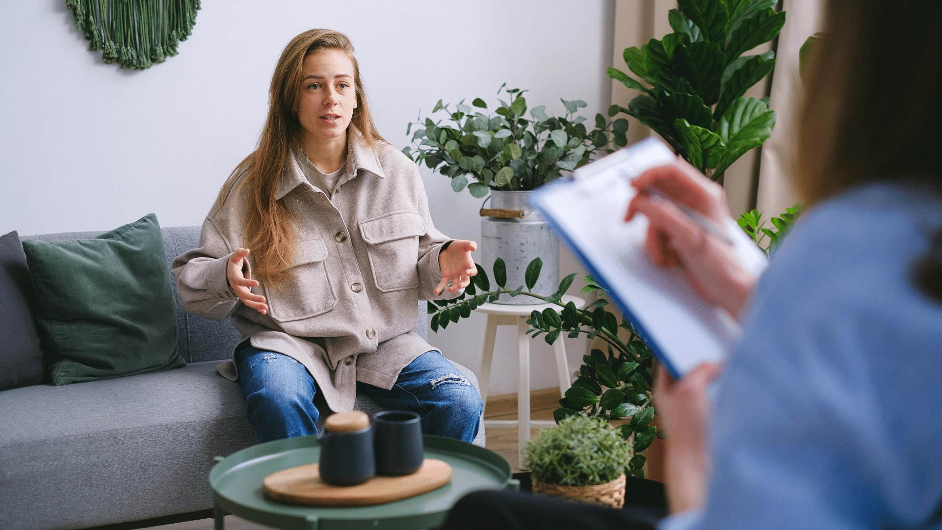 woman in therapy