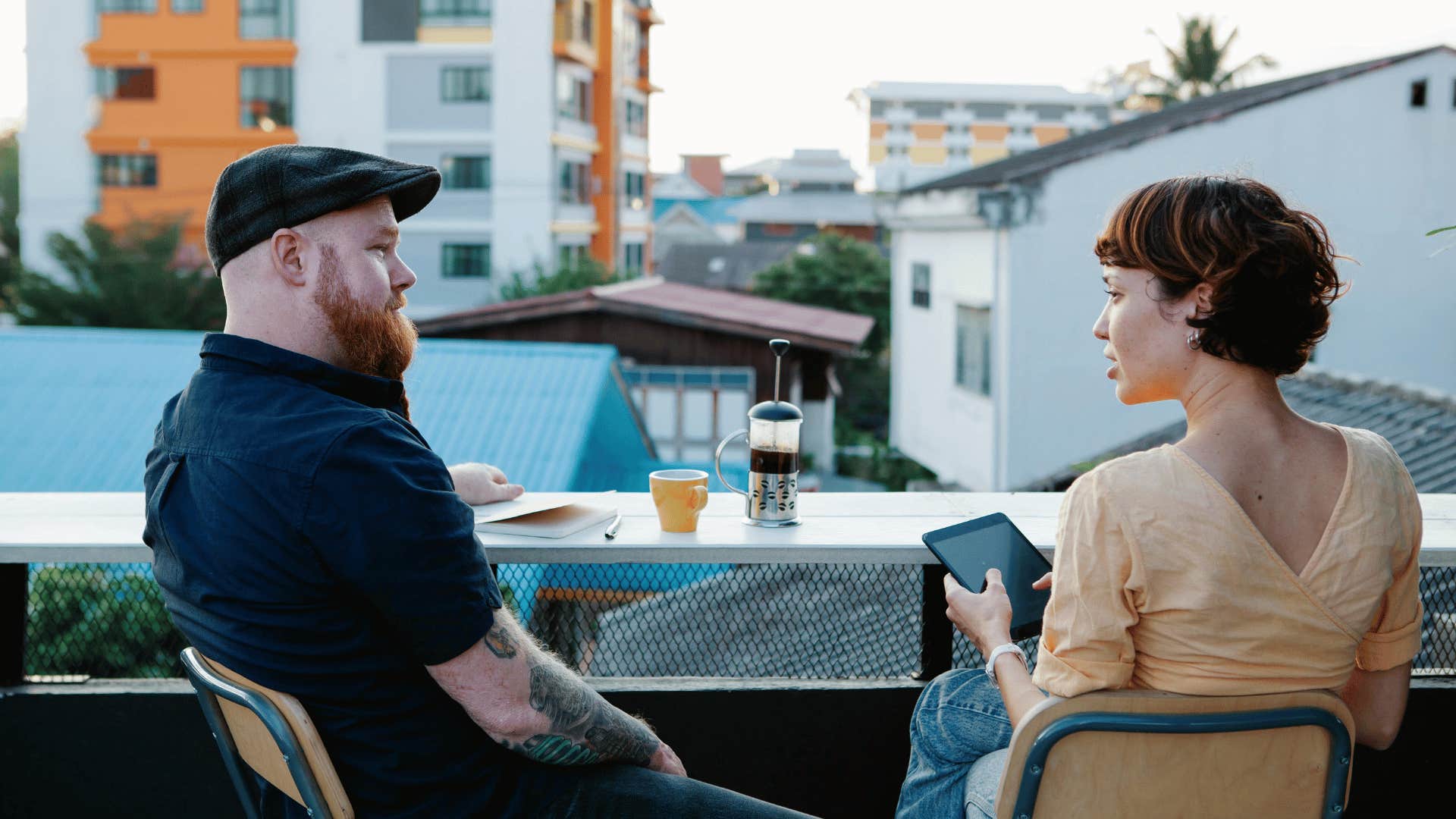 couple spending time together outdoors