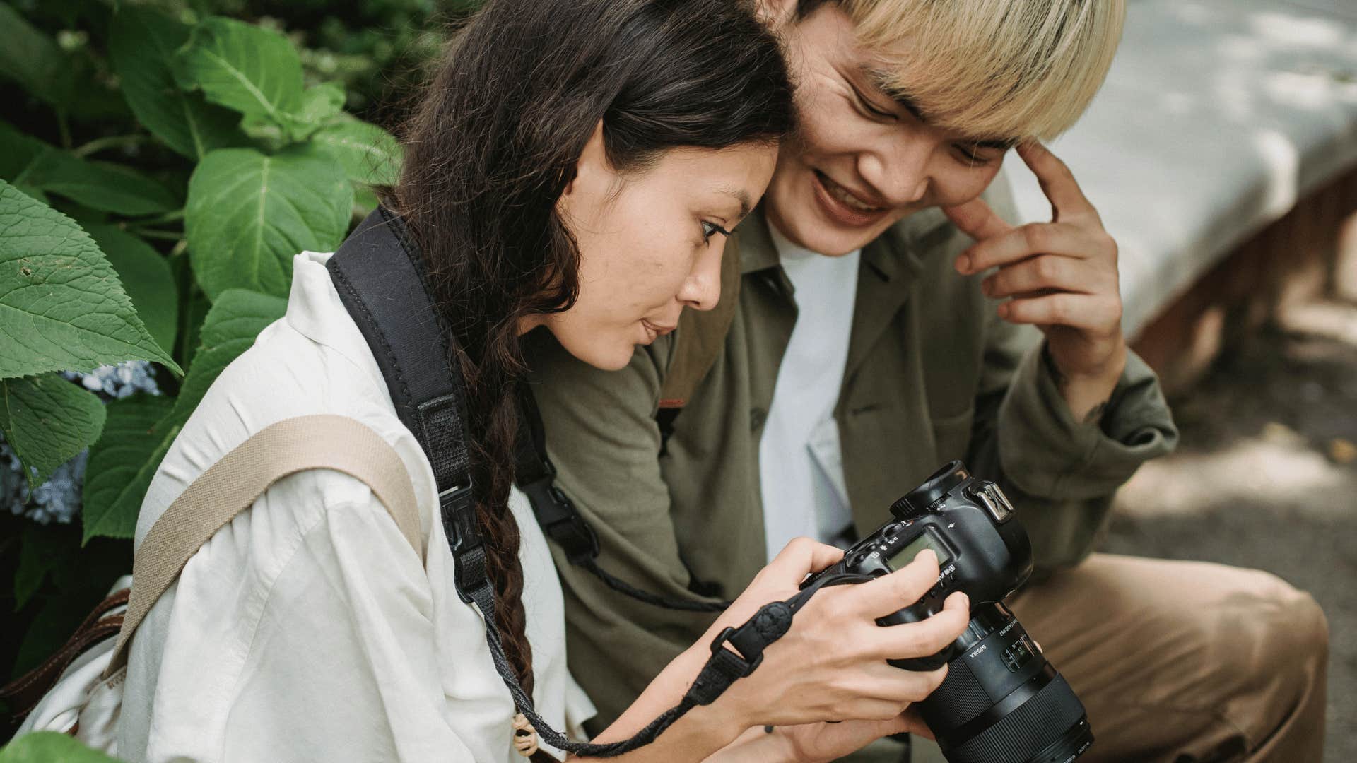 couple looking at camera toegther