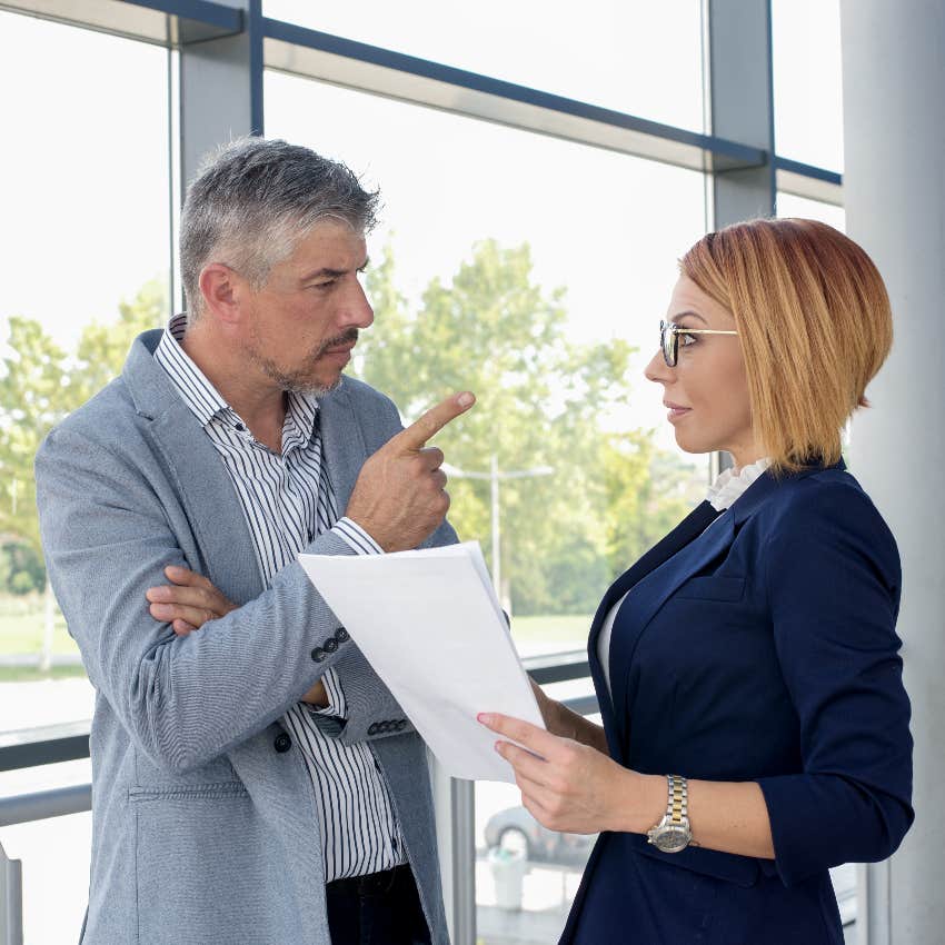 Boss confronting his employee for posting an updated resume online