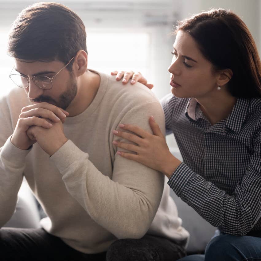 Husband who has no friends shuts down during argument