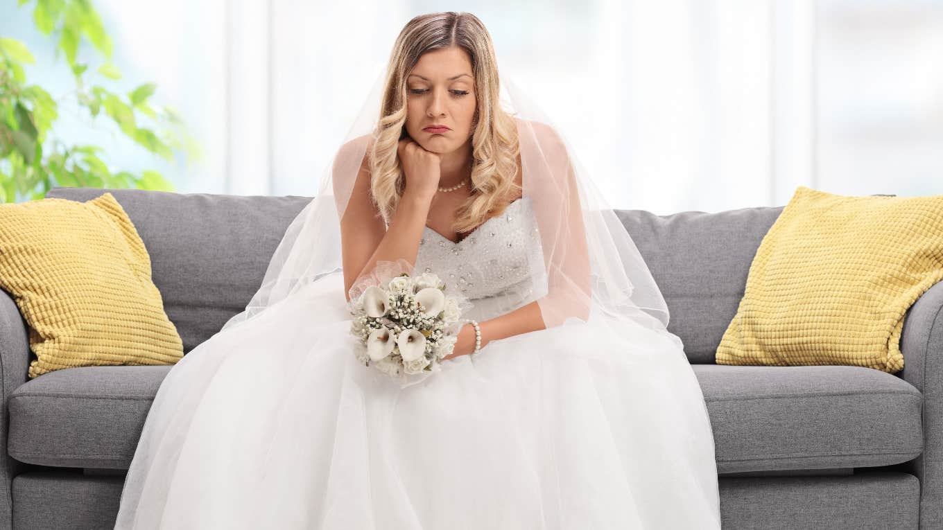 Couple leaves dry wedding early to go out, making the bride angry