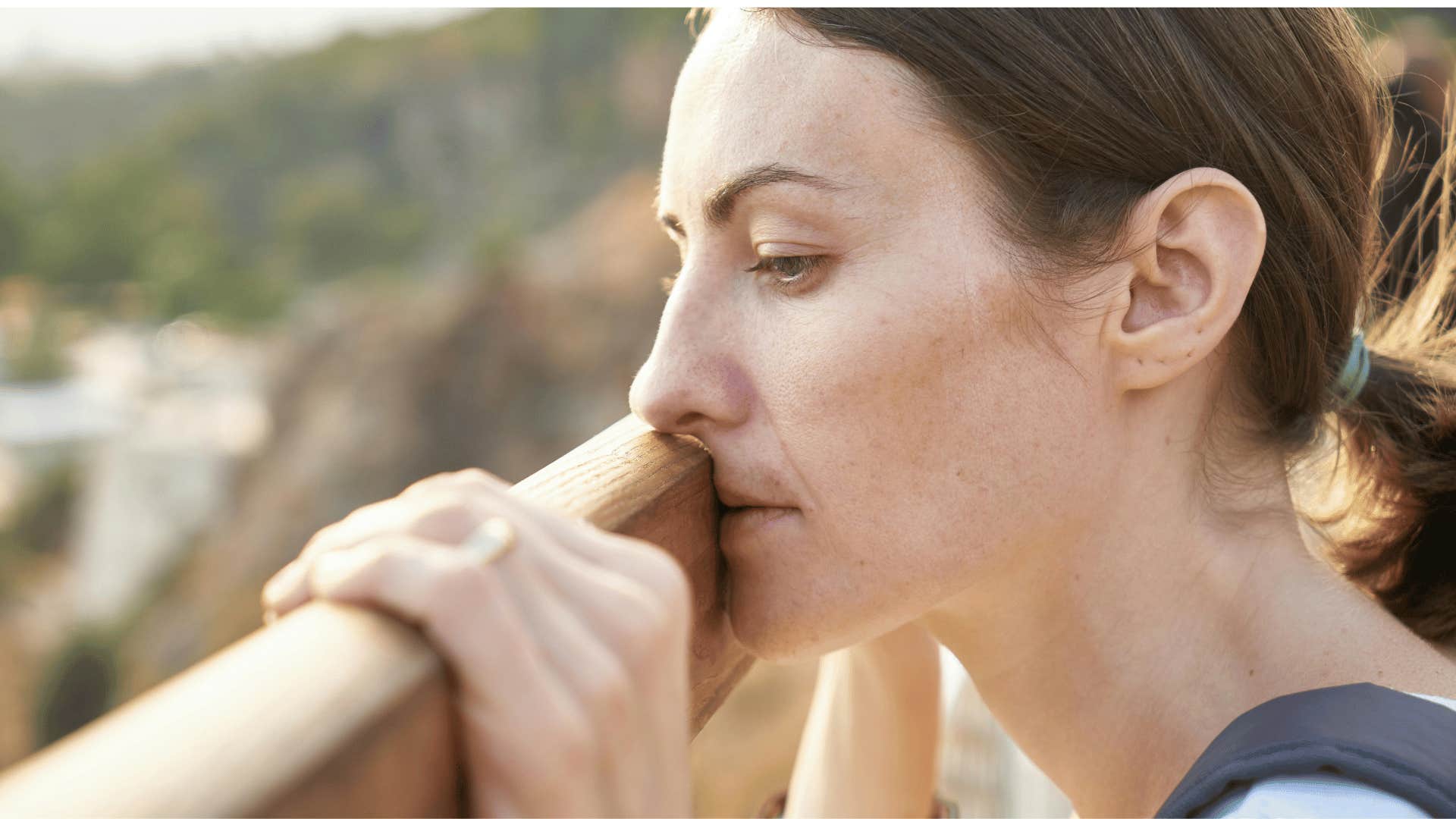 woman sad about fight that ended marriage