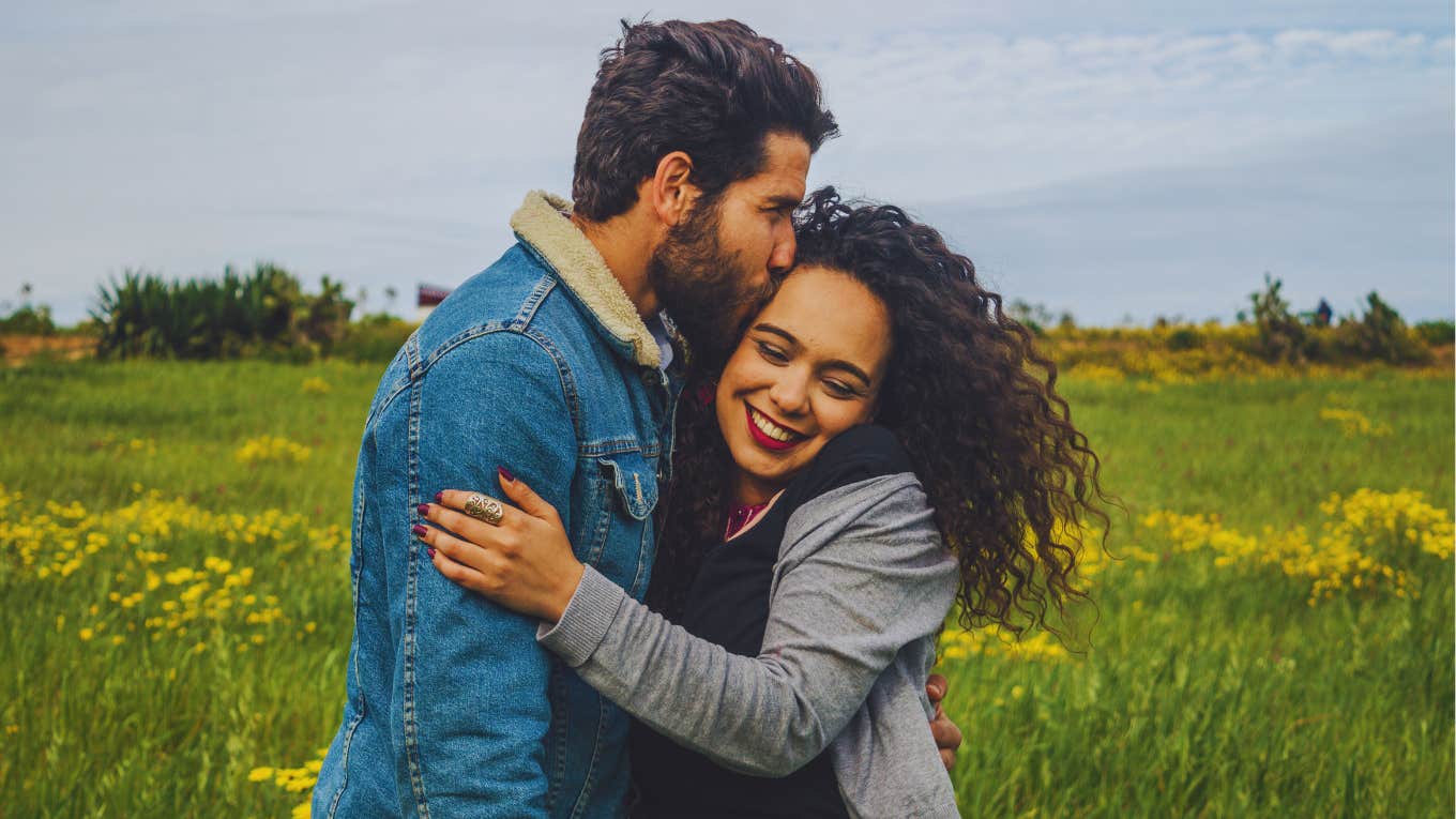 Couple falls crazy in love together.