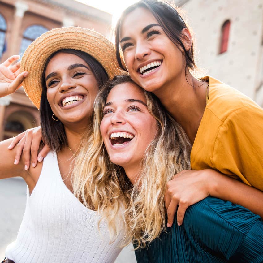 Wives hanging out on a girls trip. 