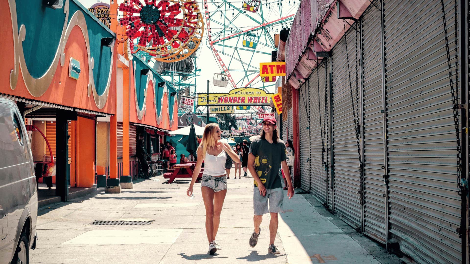 friends at the carnival