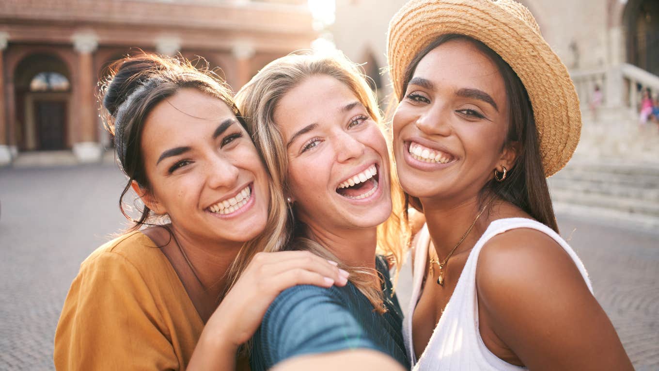 Women going on a girls trip together. 