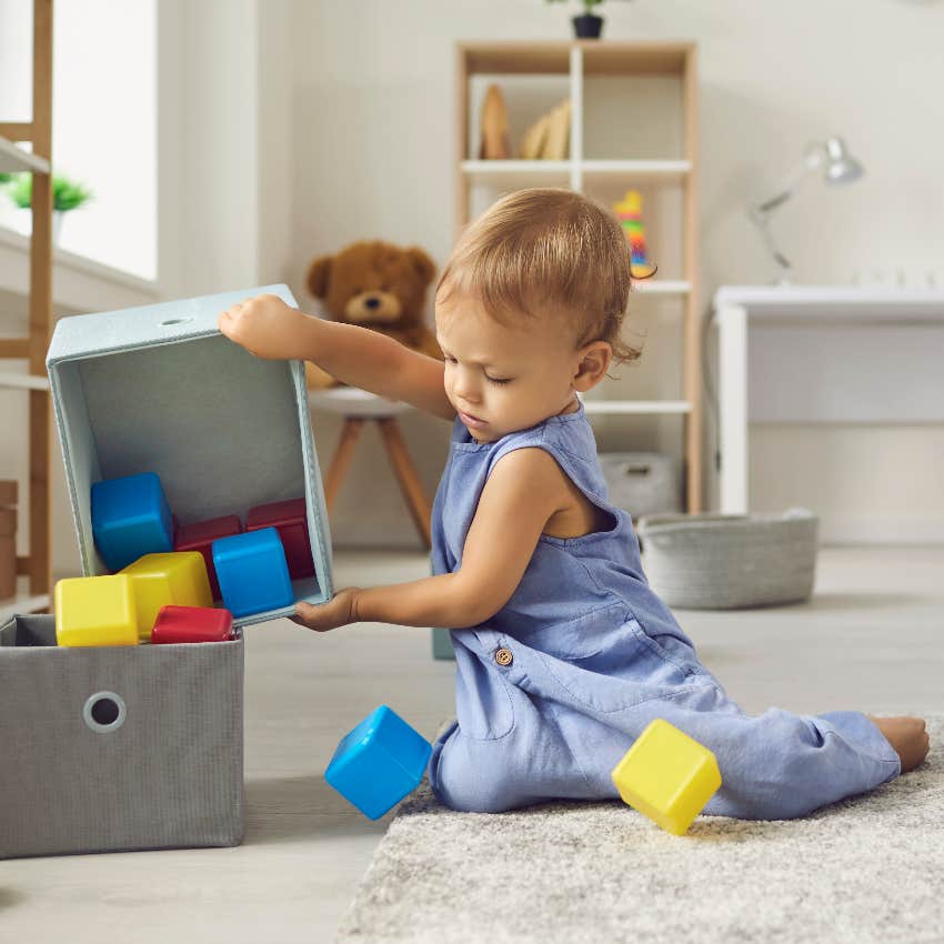 Little kid doing chores to turn into a successful adult