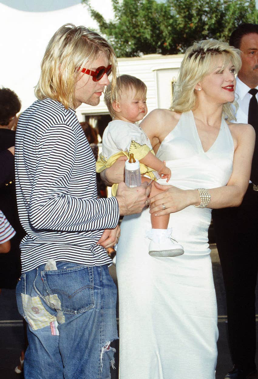 Kurt Cobain and Courtney Love