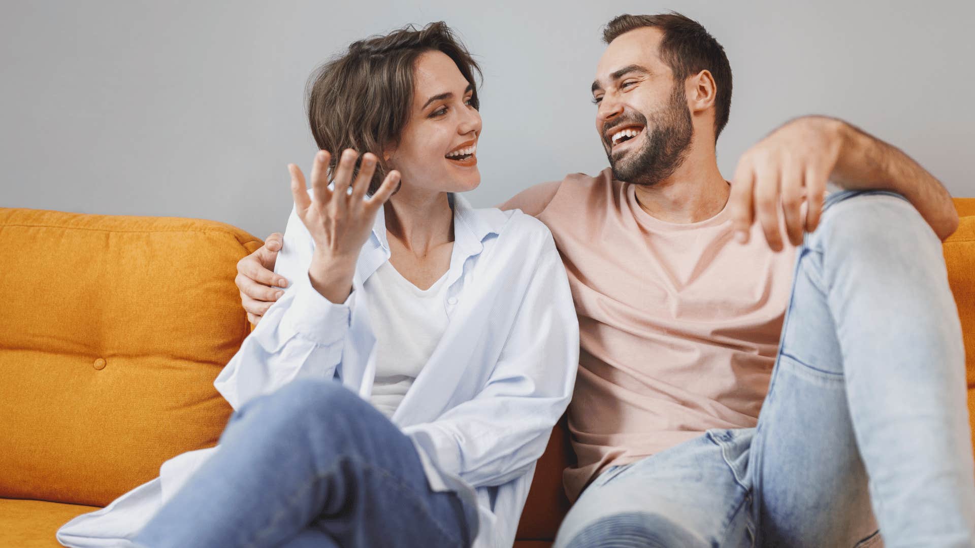 couple sitting on couch