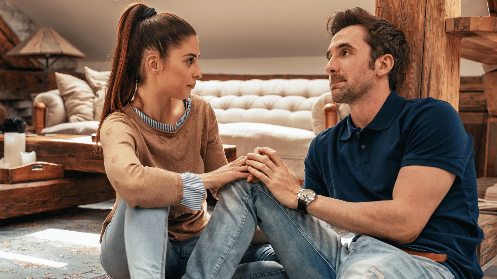 couple sitting together