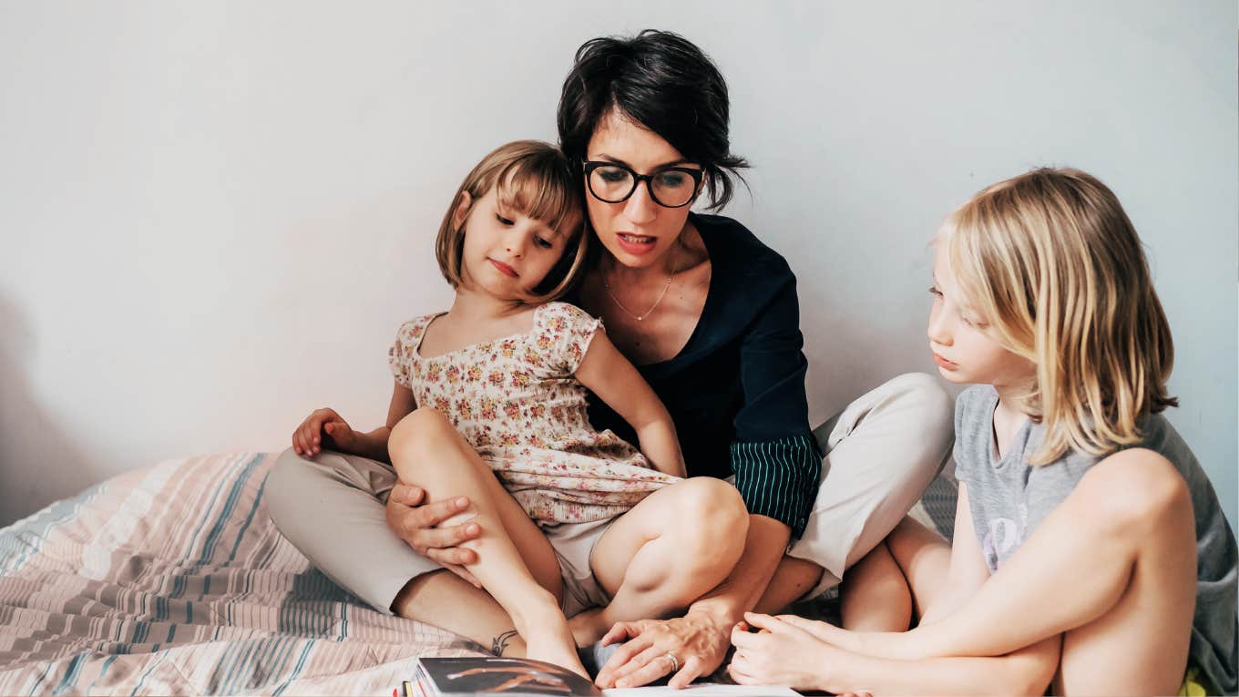 Mother of two, no longer listening to parenting experts 