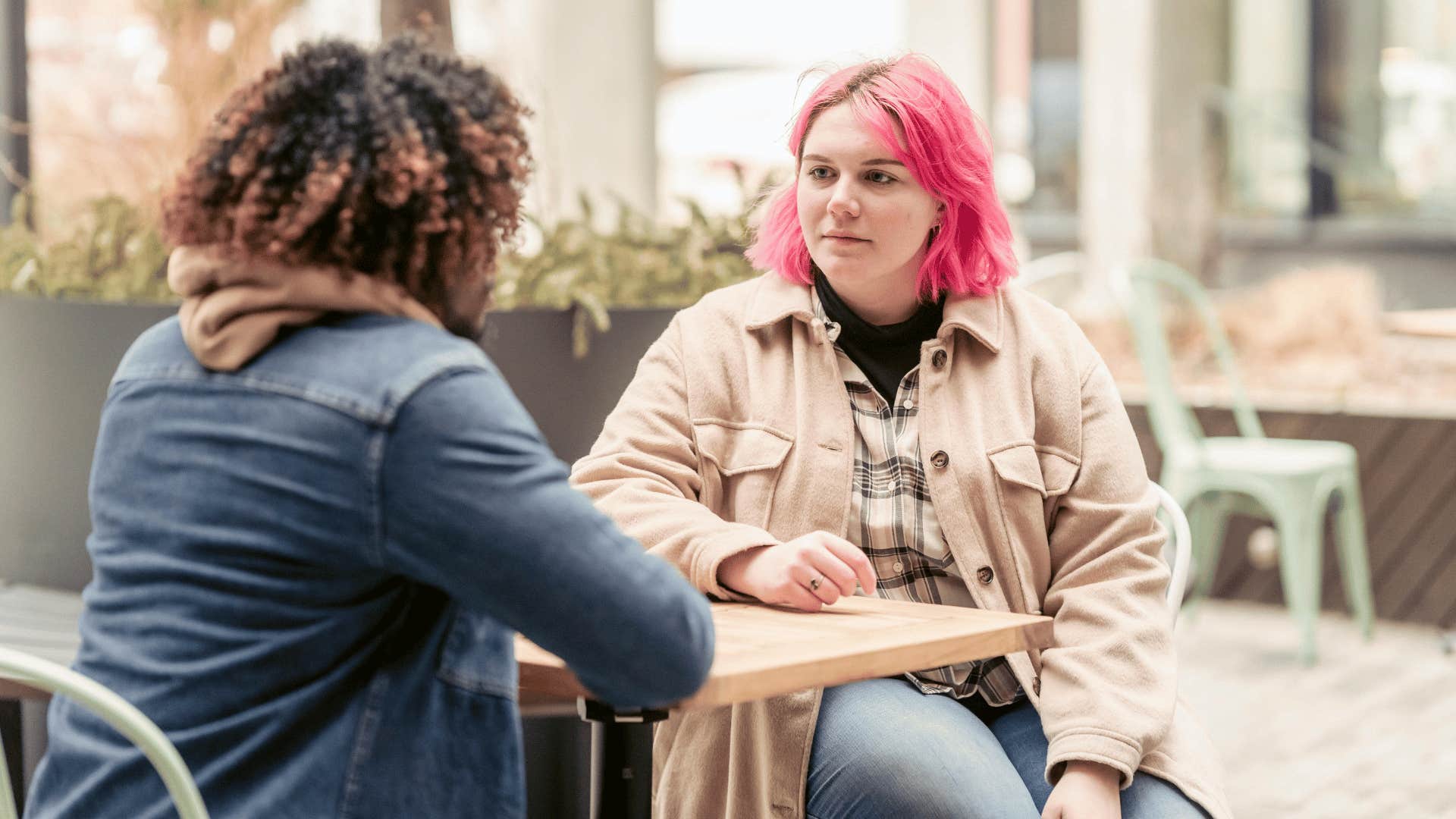 couple talking about their relationship fears