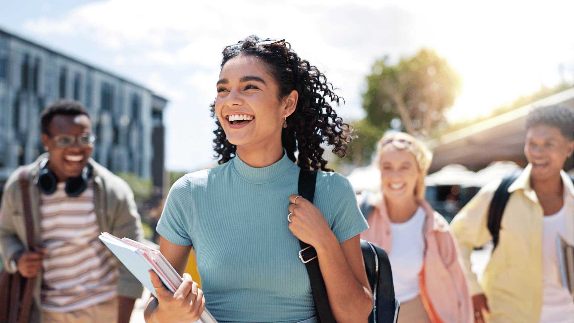 woman at school