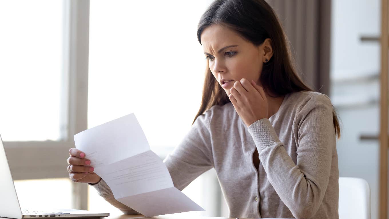 Renter learning she's being evicted