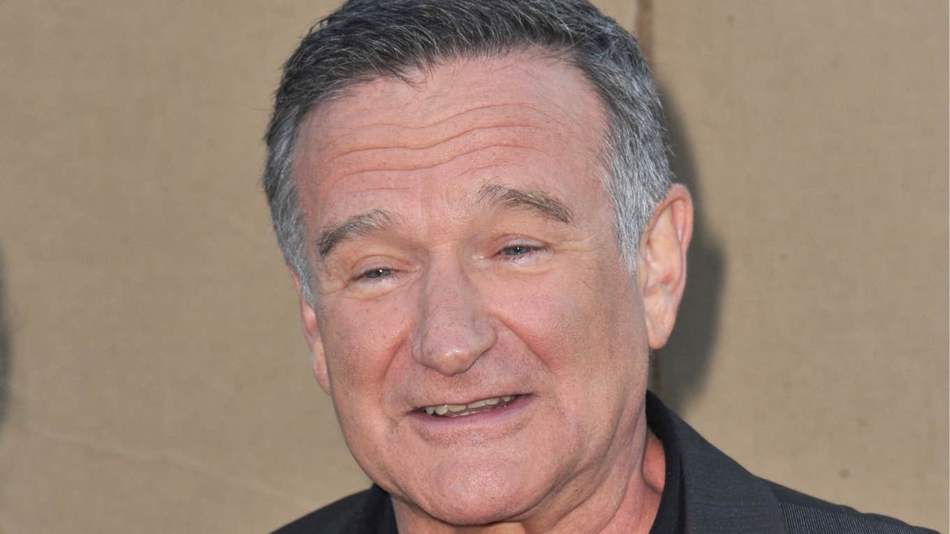 Robin Williams smiling