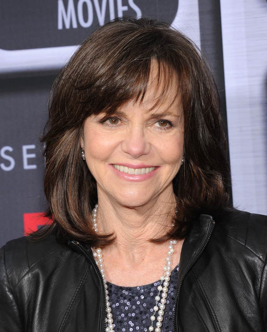 close up of Sally Field on the red carpet