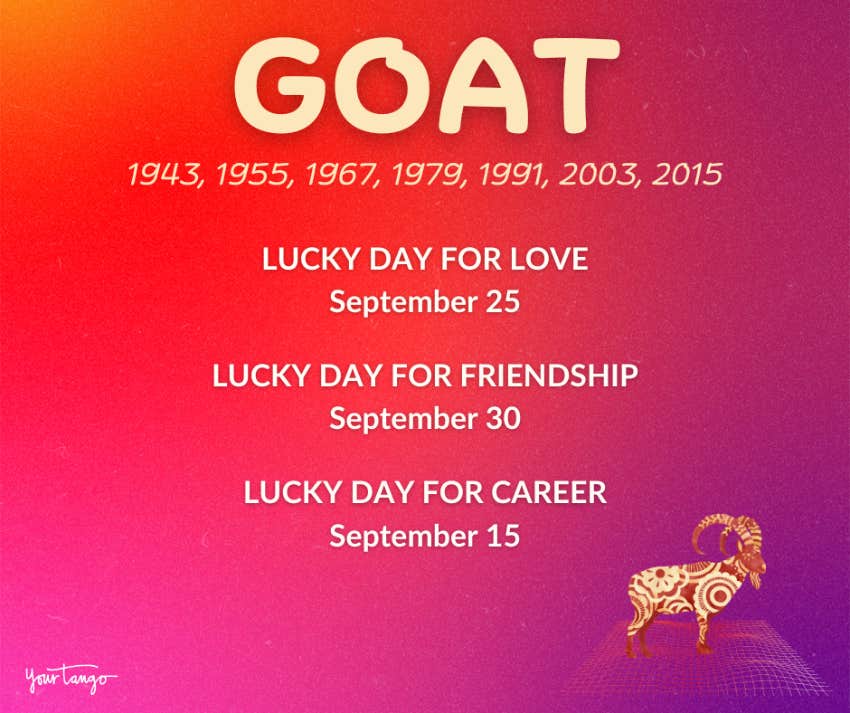 goat chinese zodiac sign horoscope september 2024