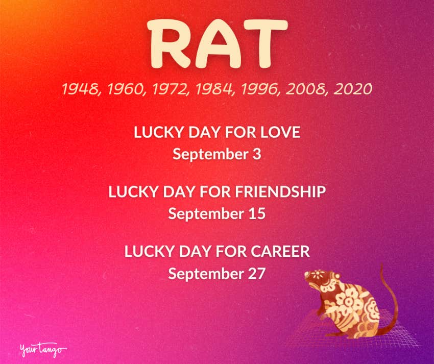 rat chinese zodiac sign horoscope september 2024