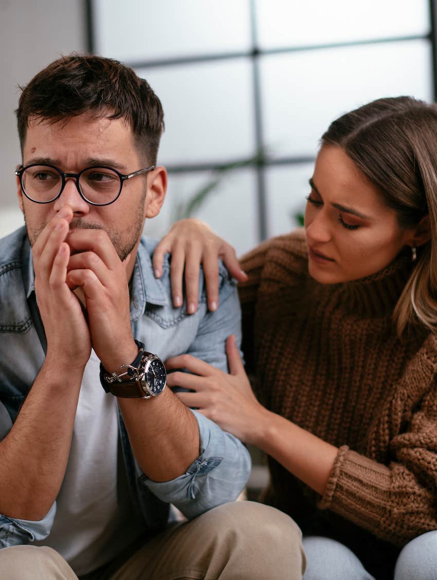 Couple having conflict but one is emotionally immature