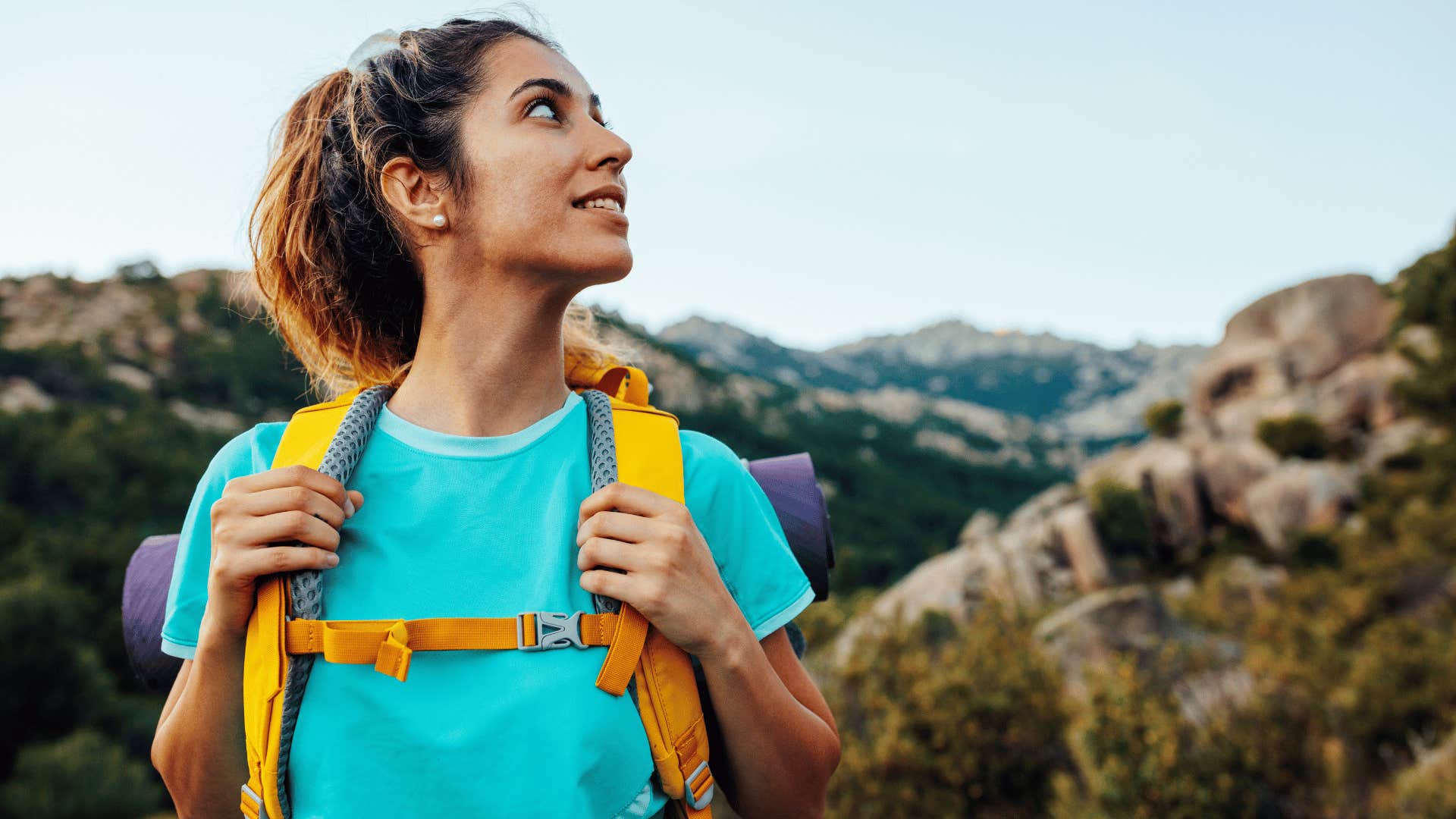 woman hiking 