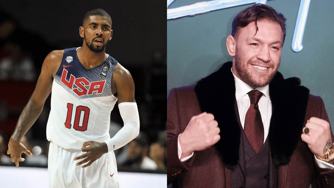 Kyrie Irving and Conor McGregor