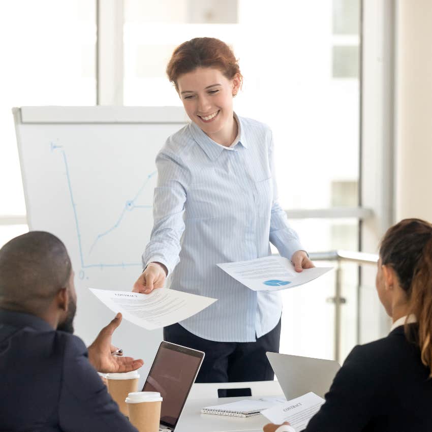 woman validating her ideas to become a genius-level thinker