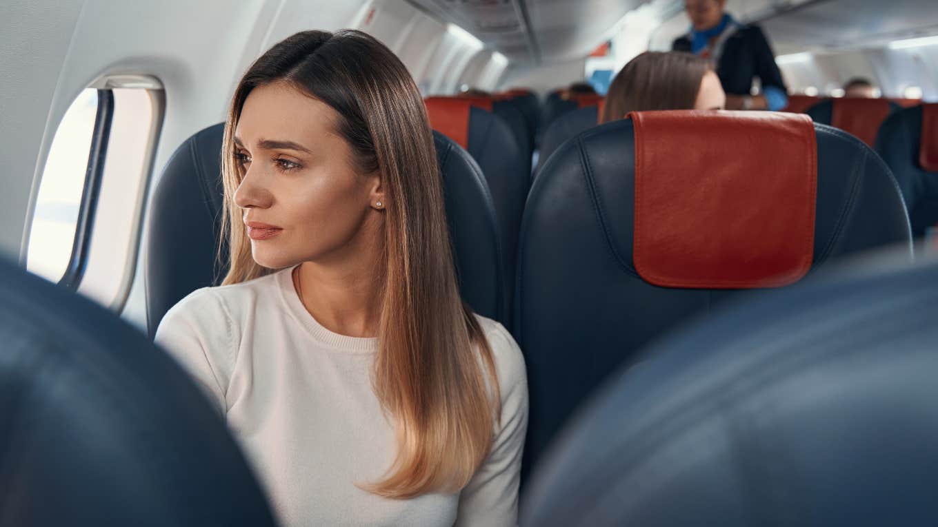 Woman paid extra for her window seat on a flight