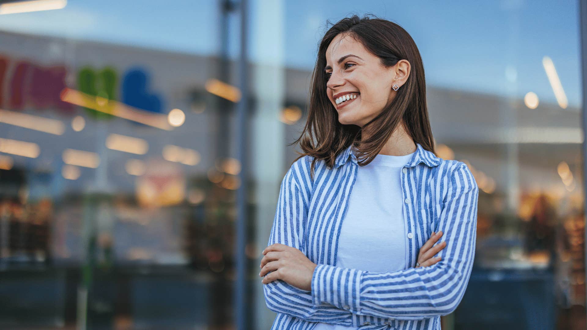 smiling woman