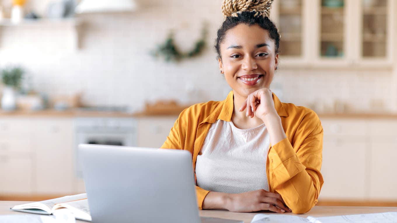 Woman working