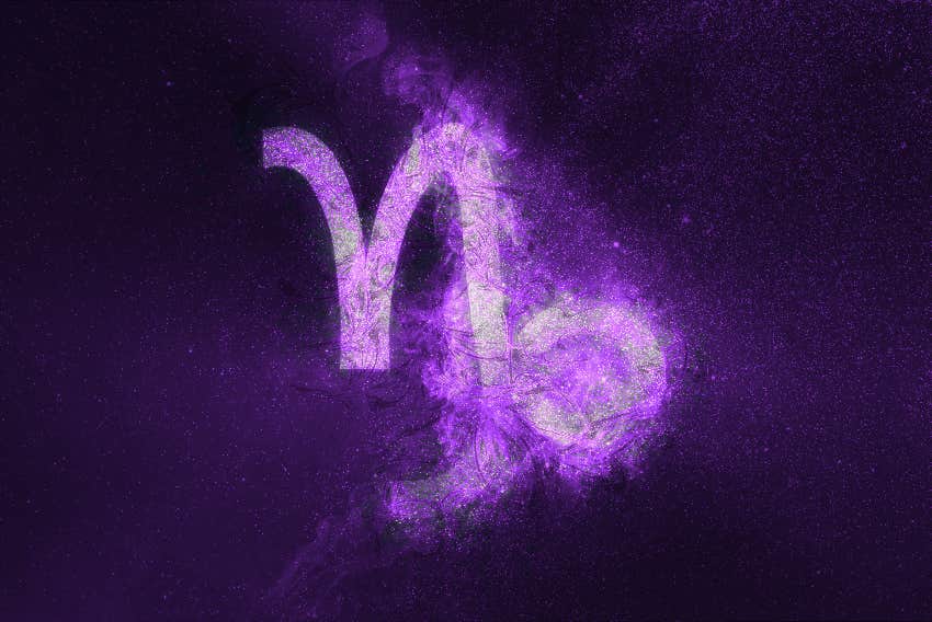 purple capricorn zodiac sign