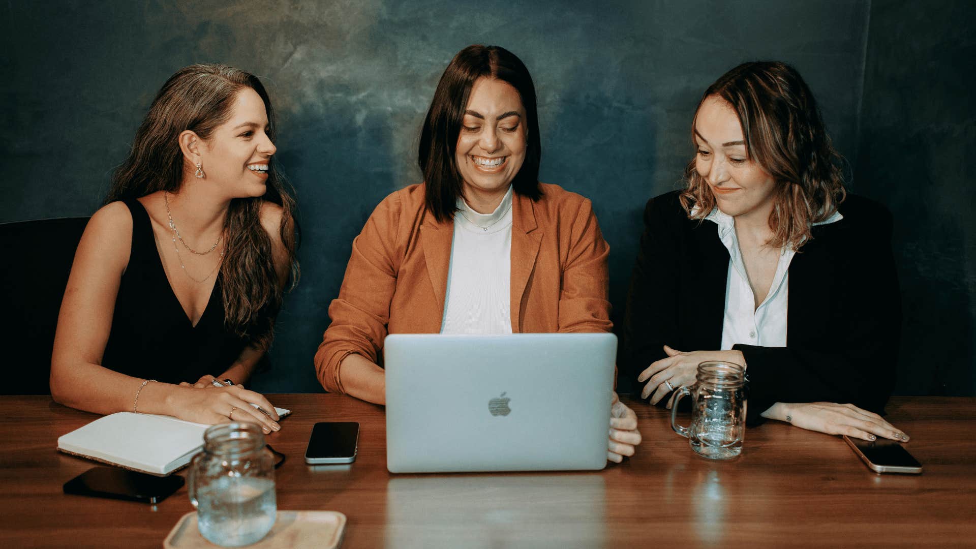 group of woman working together