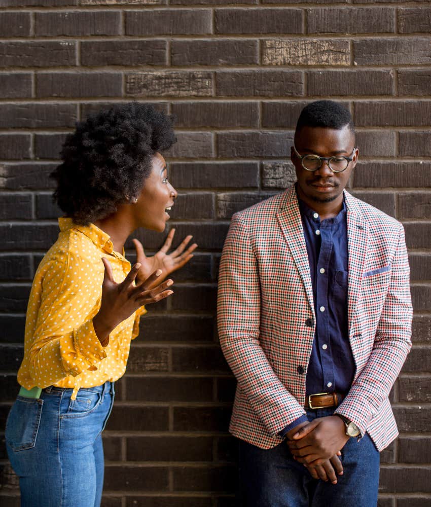 couple having a disagreement