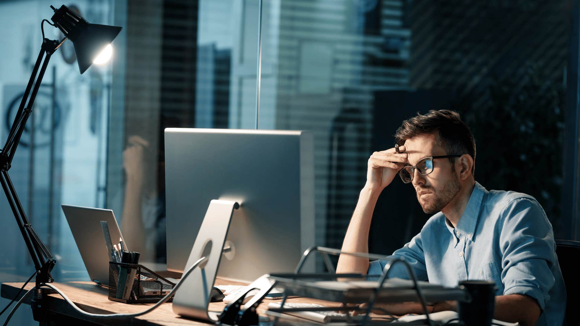 man at computer 