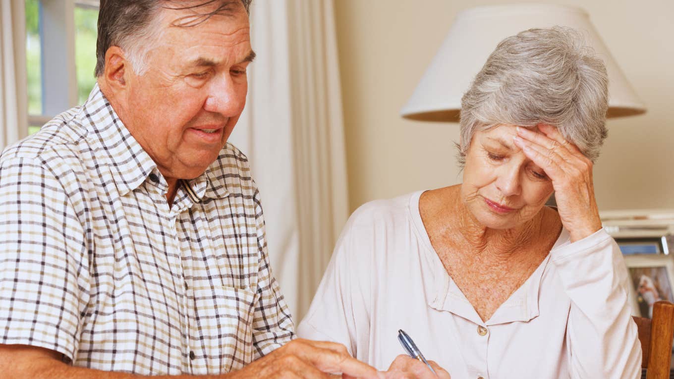 Husband notices his wife's subtle signs of dementia that are less obvious at first.