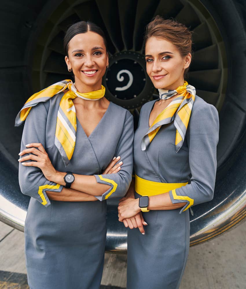 female flight attendants