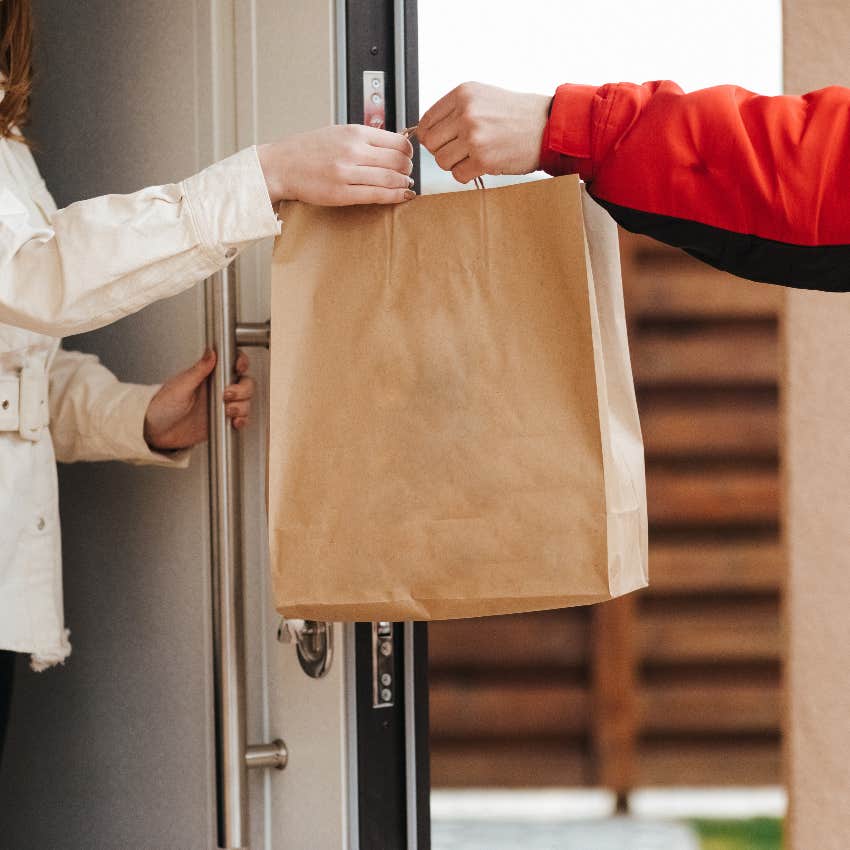 big bag of food delivery