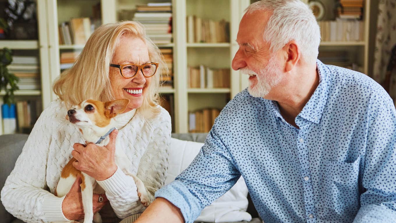 Older couple has small habits that have made their marriage work long-term.