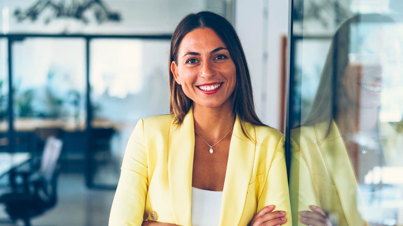 Woman displays the signs that she has a higher emotional intelligence than the average person.