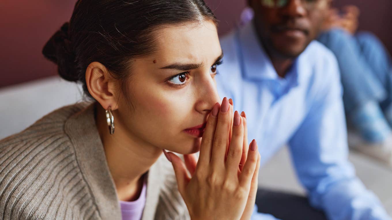 Woman has emotional awakening from opening up her marriage.