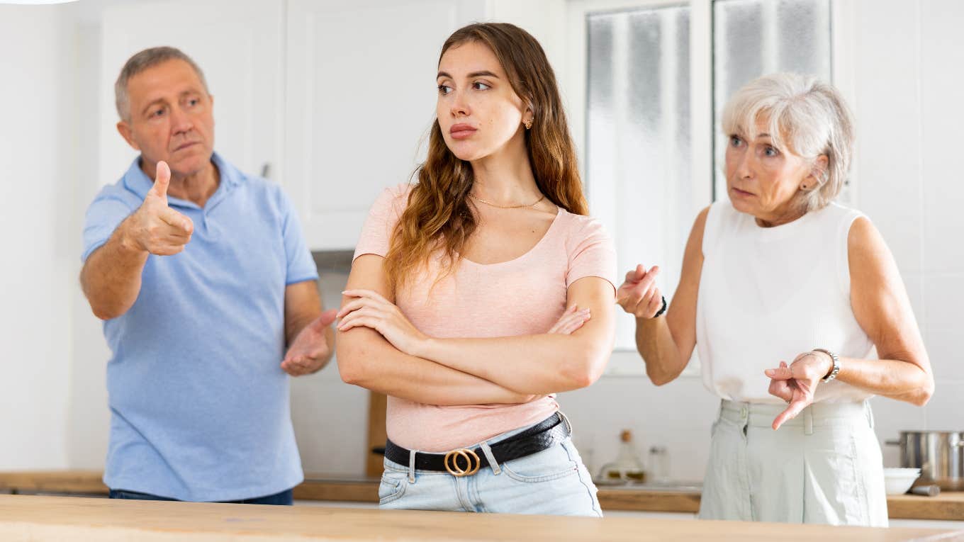 Woman who needs to stop feeling responsible for her parents