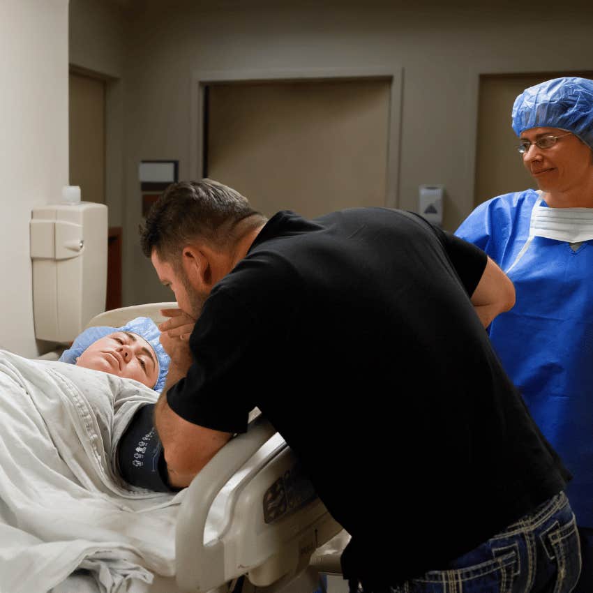 patient being rolled into surgery