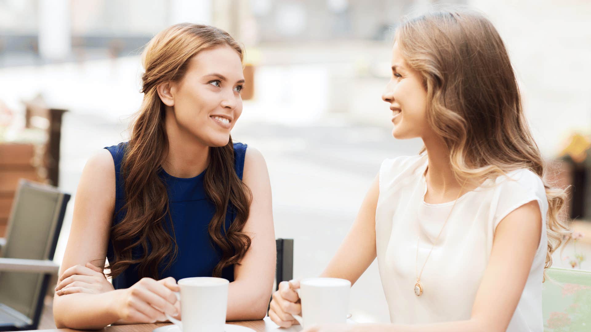 women having coffee together